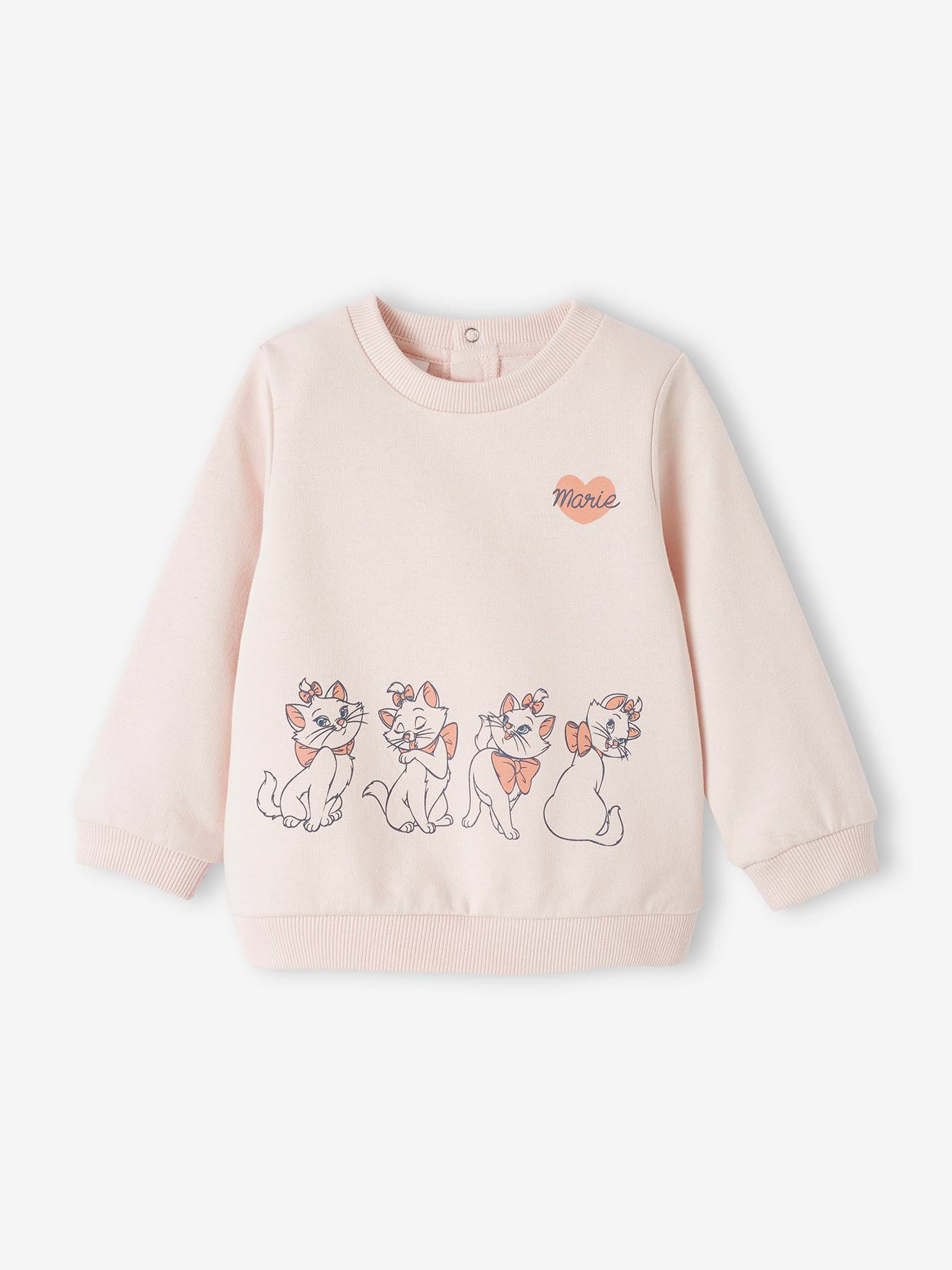 Moletom DS® Marie do filme Os Aristogatos para bebês, cor malva