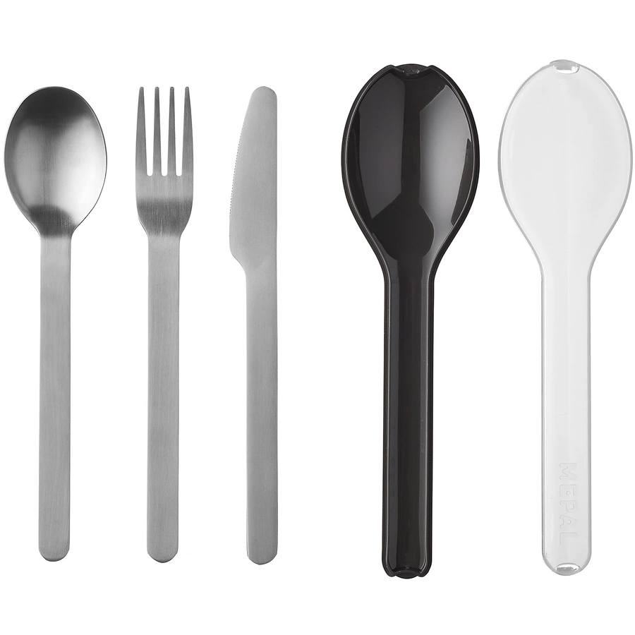 MEPAL Besteckset Ellipse 3-teilig - nordic black