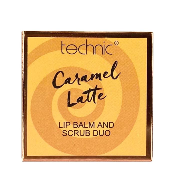 Technic Cosmetics - Dupla de protetor labial e esfoliante - Caramel Latte