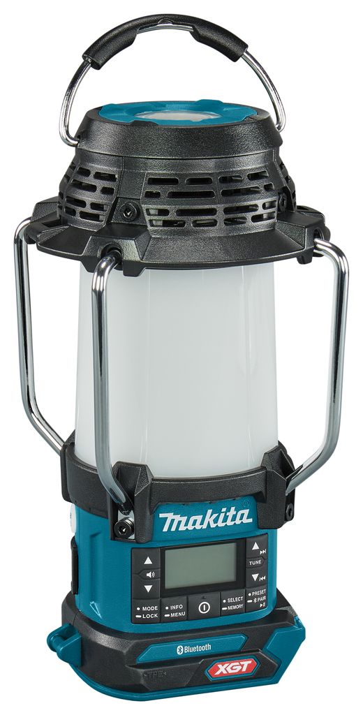 Makita MR009GZ 40V Max camping lamp met radio en bluetooth