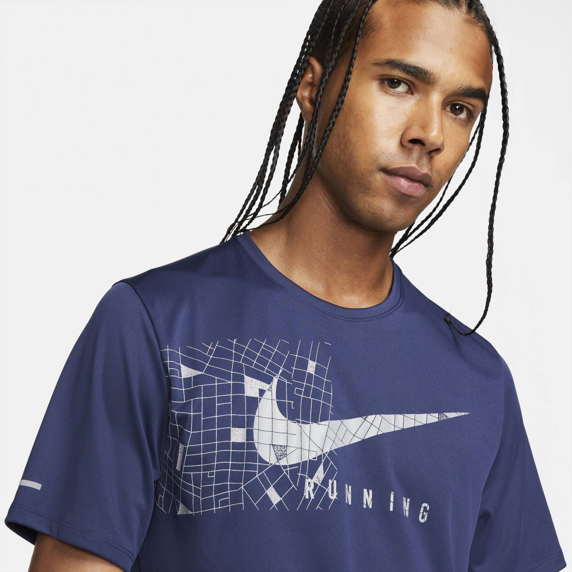 Nike| Herren T-Shirt DRI-FIT UV MILER RUN DEVISION
