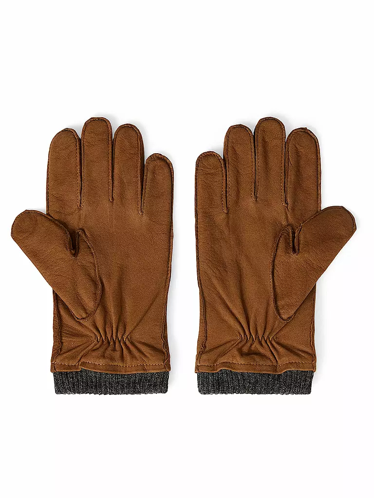 POLO RALPH LAUREN Lederhandschuhe braun