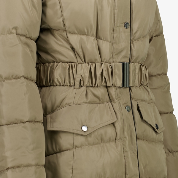 TwoDay gewatteerd dames jas beige