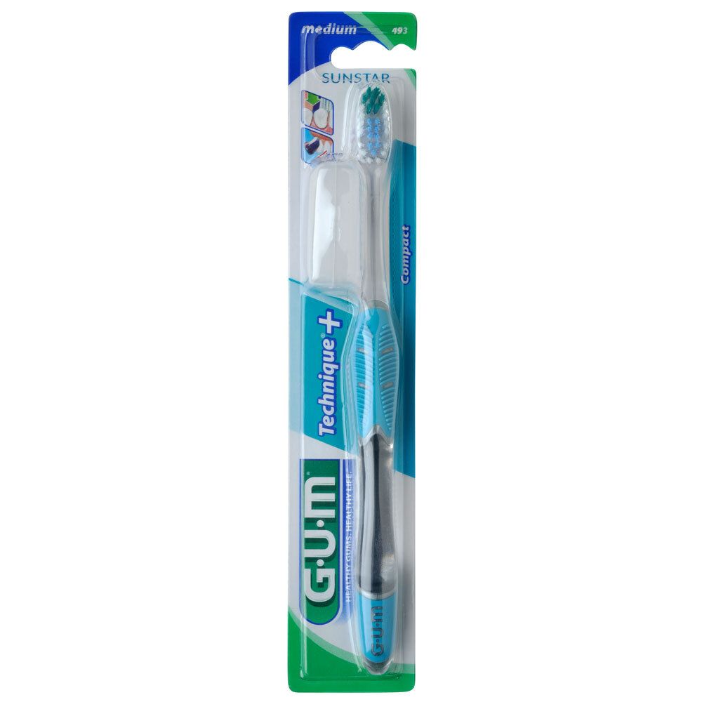 GUM® Technique® Zahnbürste 493 kompakt medium