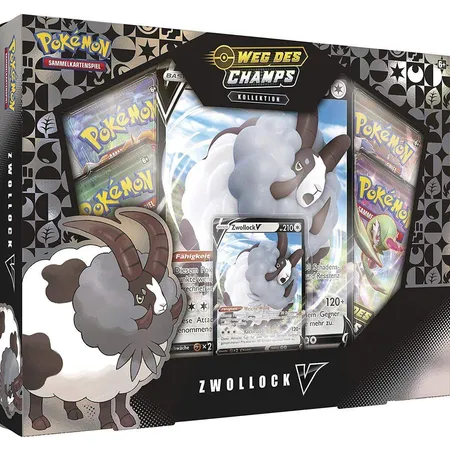 Pokemon Schwert und Schild Zwollock V Box