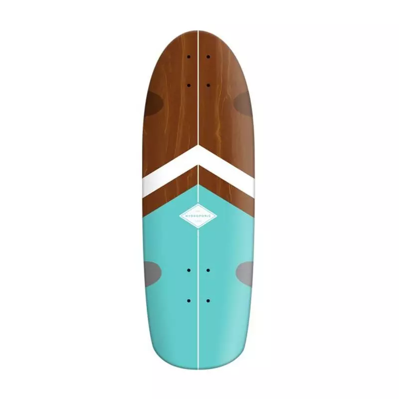 Plateau de skate cruiser HYDROPONIC Rounded 3.0 Turquoise 30