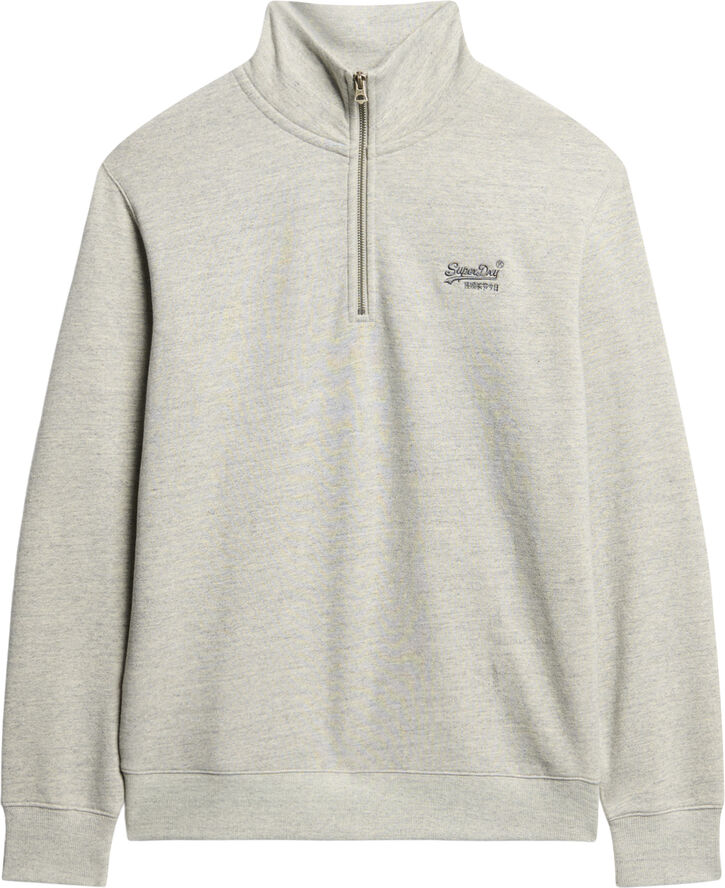 Superdry ESSENTIAL LOGO HENLEY Varsity grey grindle
