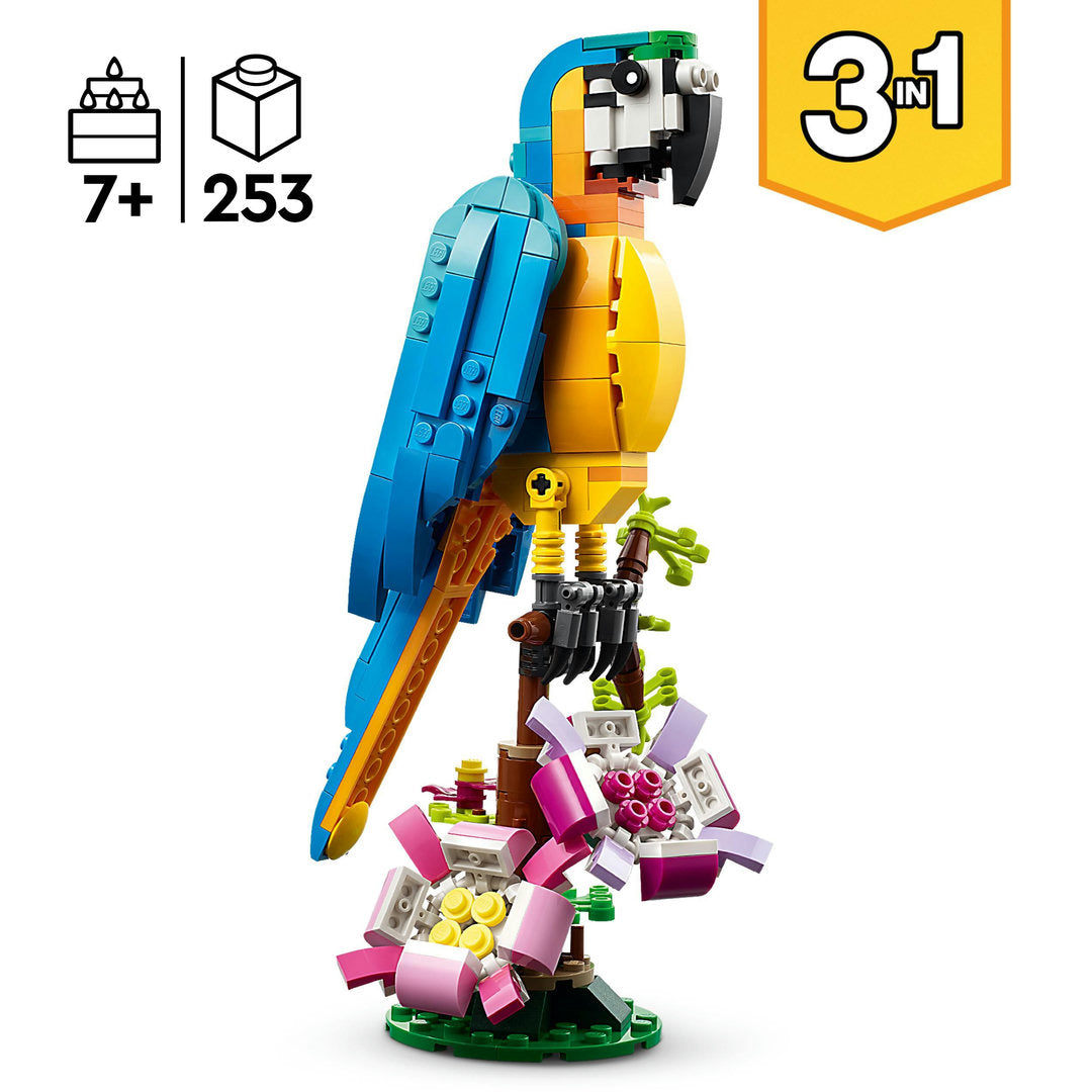 LEGO creator exotische papegaai (253 onderdelen)
