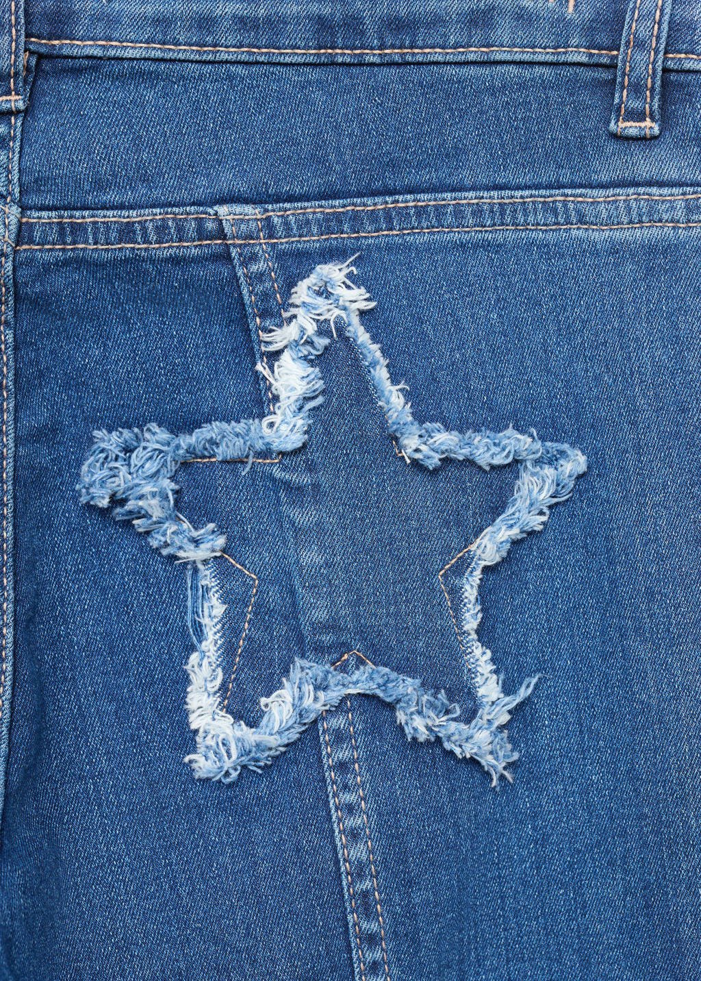 MANGO TEEN flared jeans medium blue denim