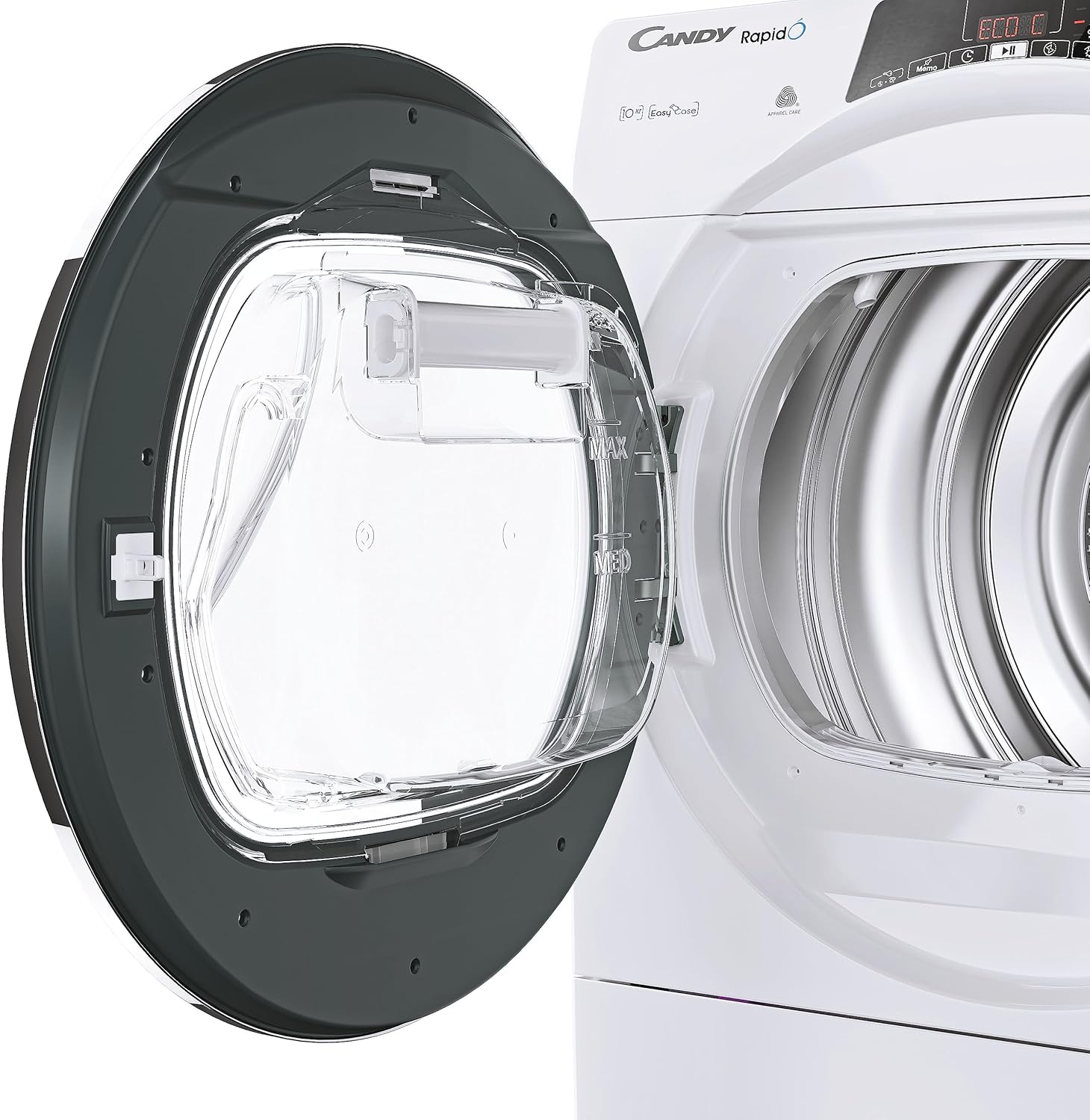Hoover H-DRY 500 NDE H9A2TSBEXS-S Wärmepumpentrockner I 9 kg I WiFi + Bluetooth I AquaVision I Schuhgestell I Symbolblende