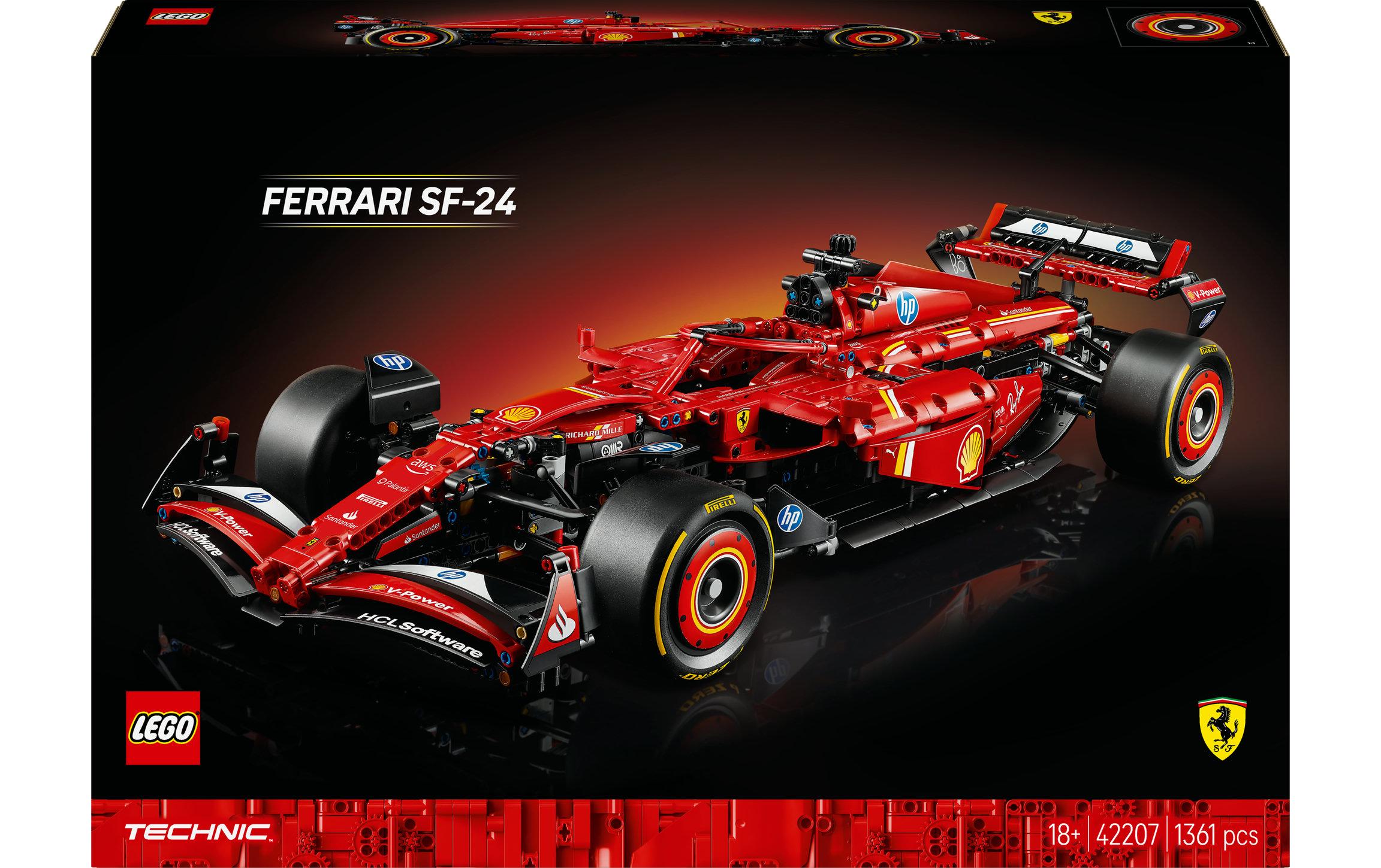 Technic Ferrari SF-24 F1 Rennauto 42207<br>Lego-Set für Erwachsene und Formel-1-Fans