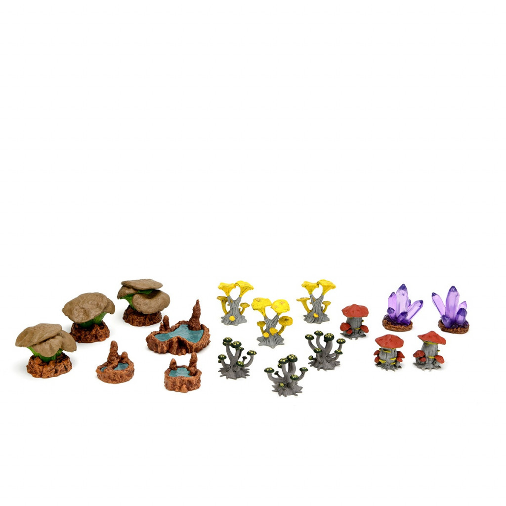 WarLock 4D: Caverns Accessory - Mushrooms & Pools