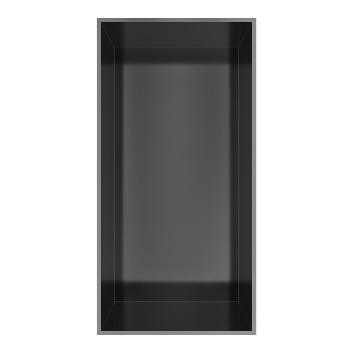 Hotbath &More frameless inbouwnis 30x15x10cm geborsteld gunmetal PVD