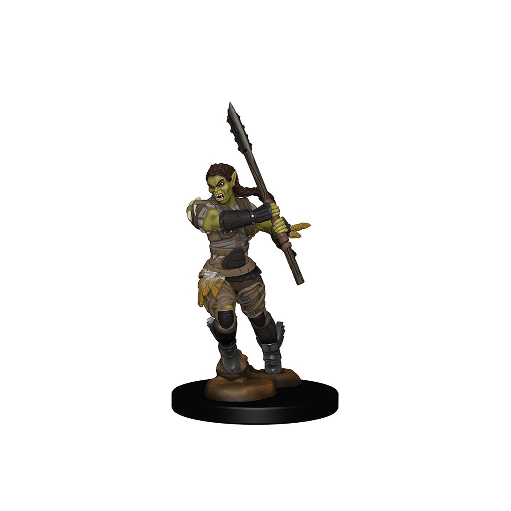 Pathfinder Deepcuts Unpainted Miniatures: Half-Orc Female Barbarian