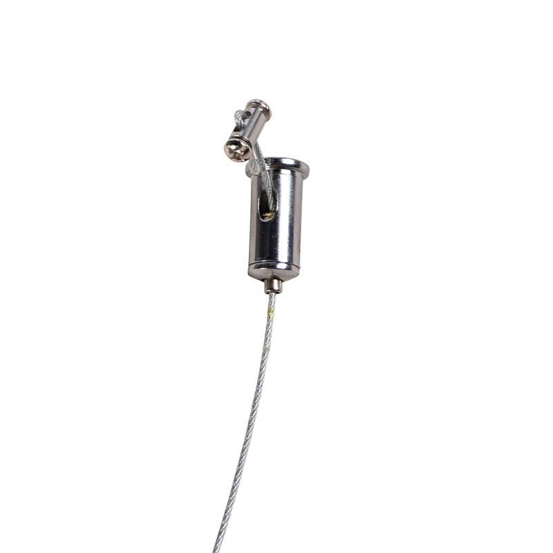 Moderne rechthoekige hanglamp zwart 5-lichts - Cage