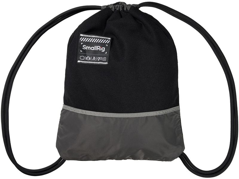 Smallrig Lightweight Drawstring Backpack Tagesrucksack für Fotografen, Videografen und kreative Mobilnutzer