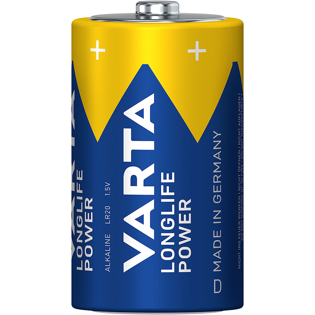 Lot de 2 piles VARTA high energy LR20