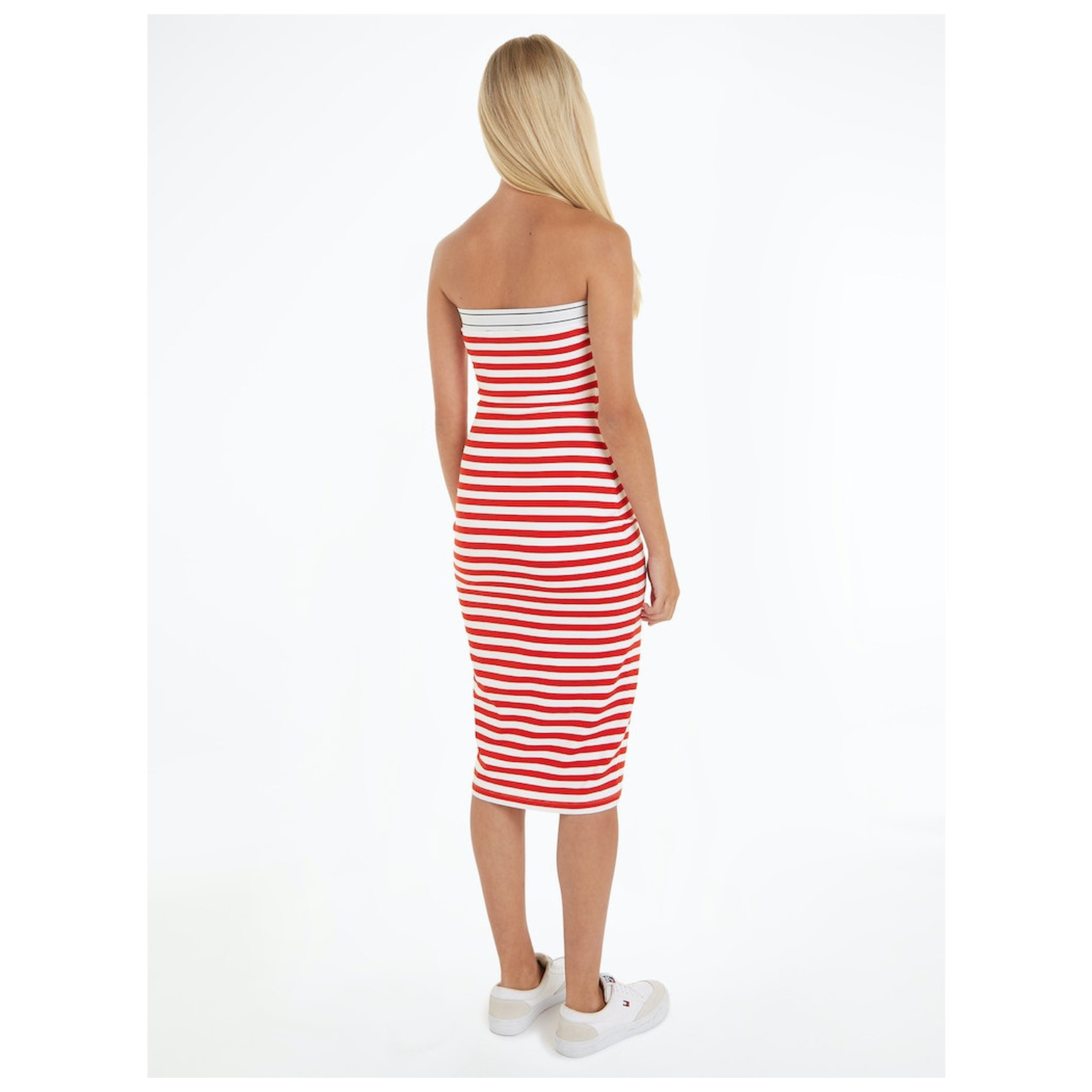 Tommy Jeans TJW LOGO TAPE STRIPE TUBE DRES