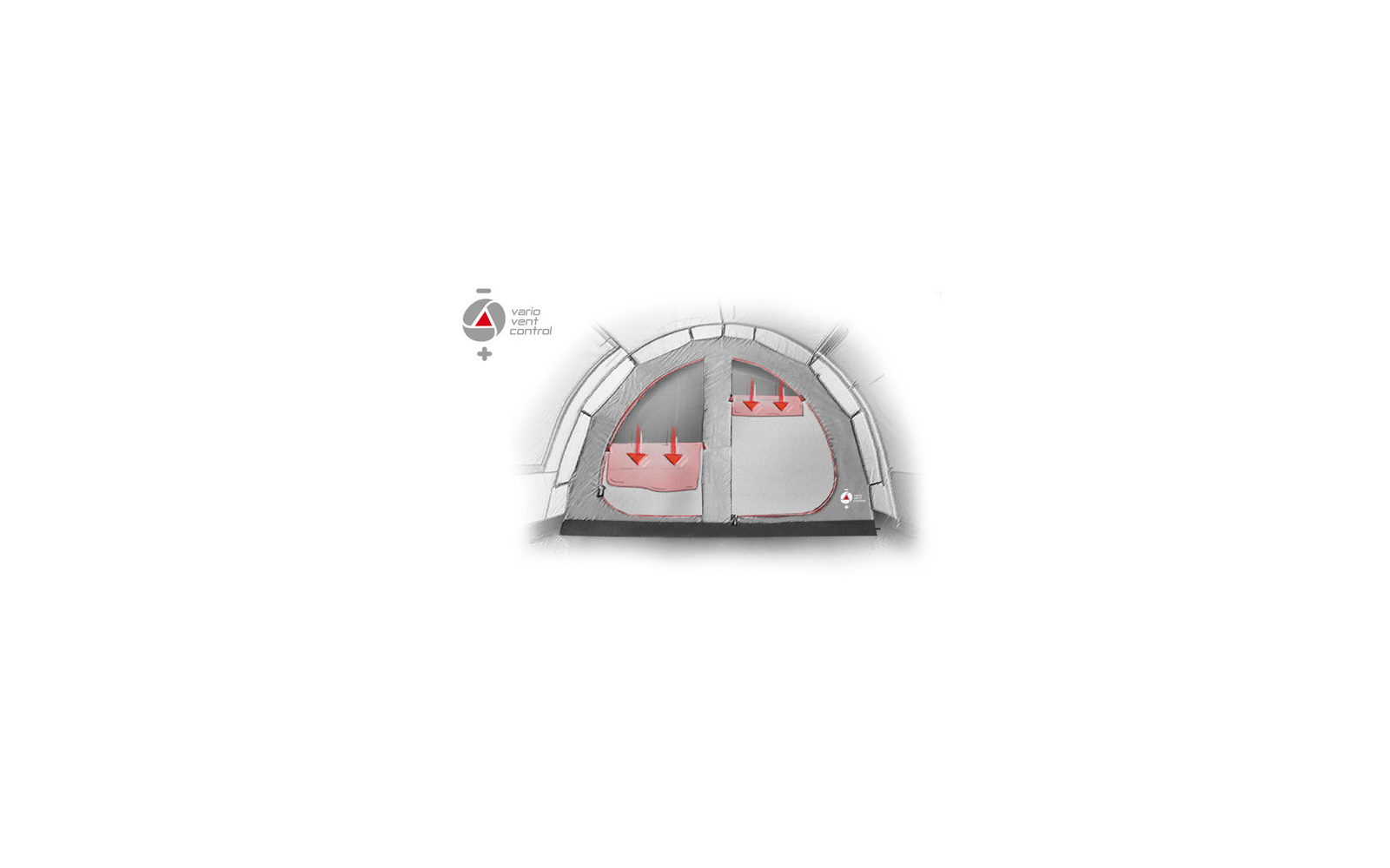 High Peak Tunnelzelt Ancona 4.0 für 4 Personen
