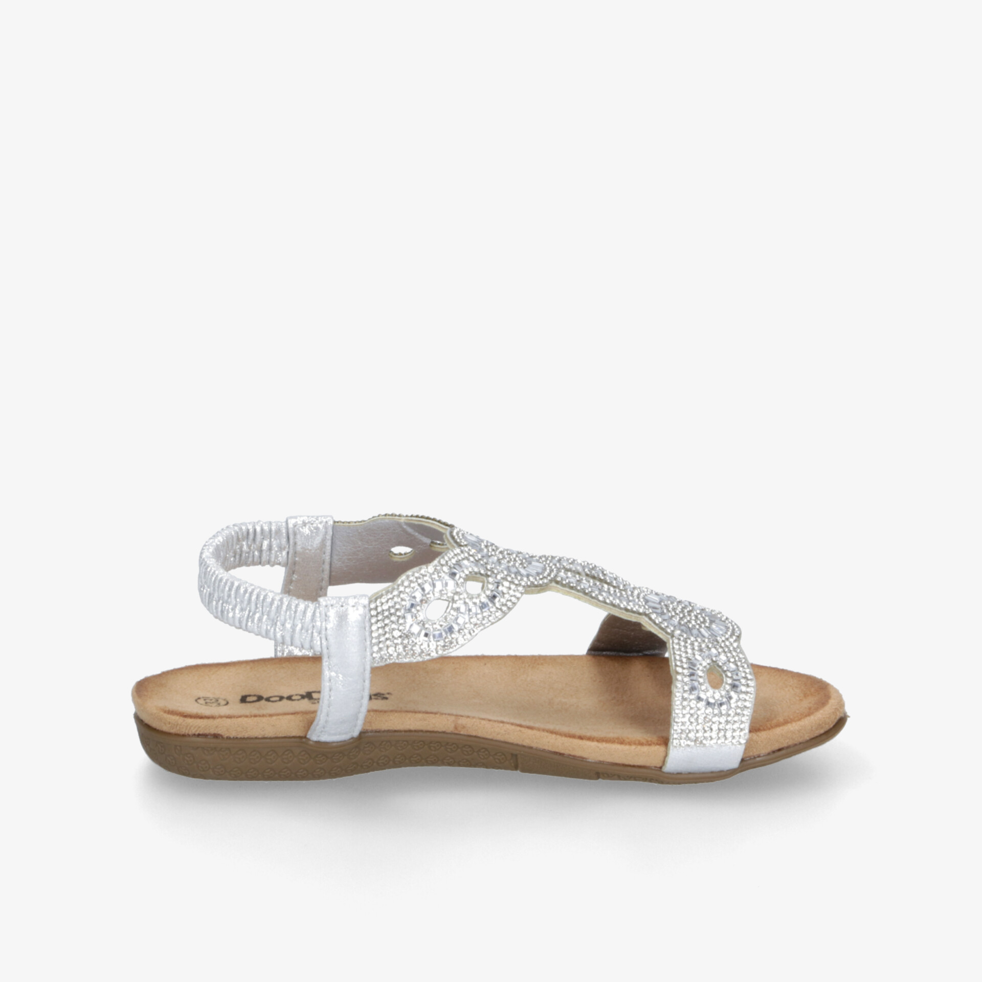 DooDogs Kinder Sandalen silber