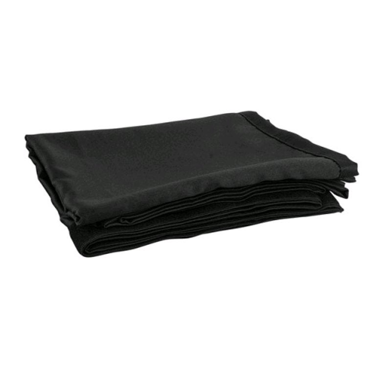 Wentex Pipe & Drape doek 300x400cm medium gloss satin zwart