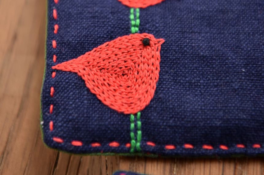 Embroidery Kingdom - Vogelbuidel DIY borduurset / borduurring / set (verschillende ontwerpen)