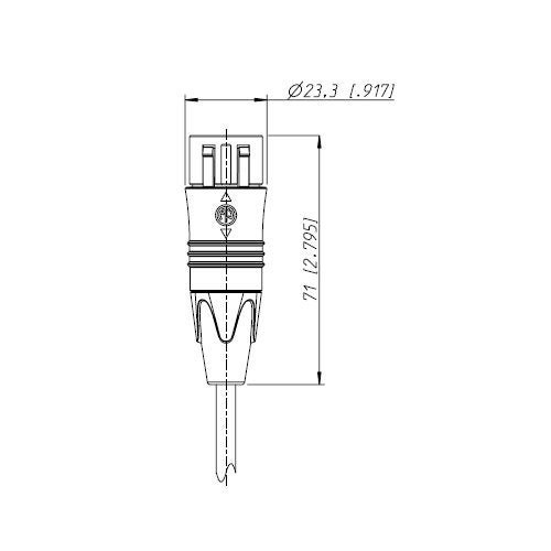 Neutrik NKE6S-1 patchkabel