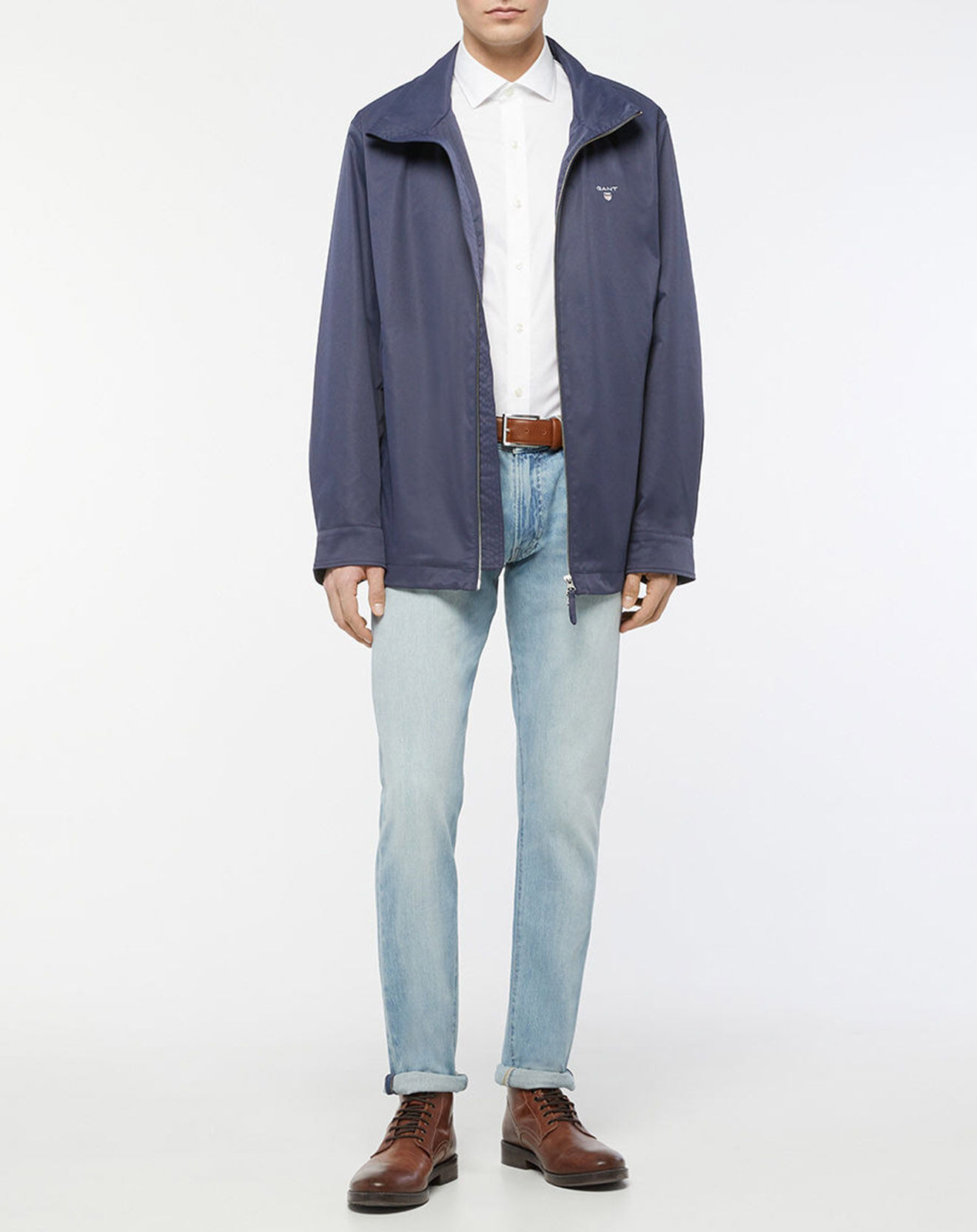 Gant Parka Courte Midlength Jacket bleue