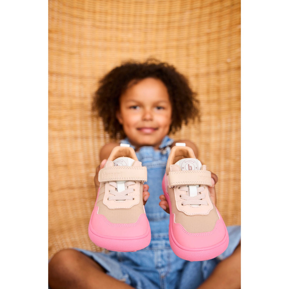 Køb Bisgaard Pink Barefoot Baloo Velcro Sko