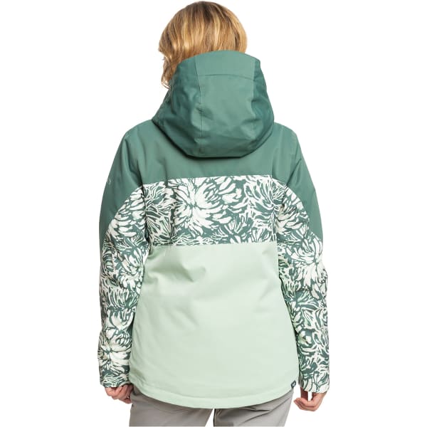 Veste de ski ROXY JETTY BLOCK SNJT DARK FOREST WILD