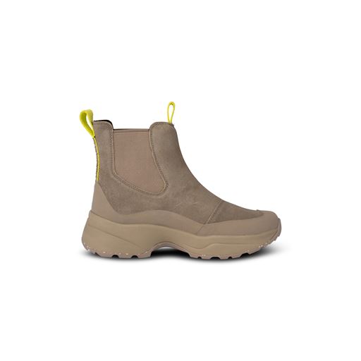 Woden Solveig Suede Waterproof Støvler, Silver Mink, 39