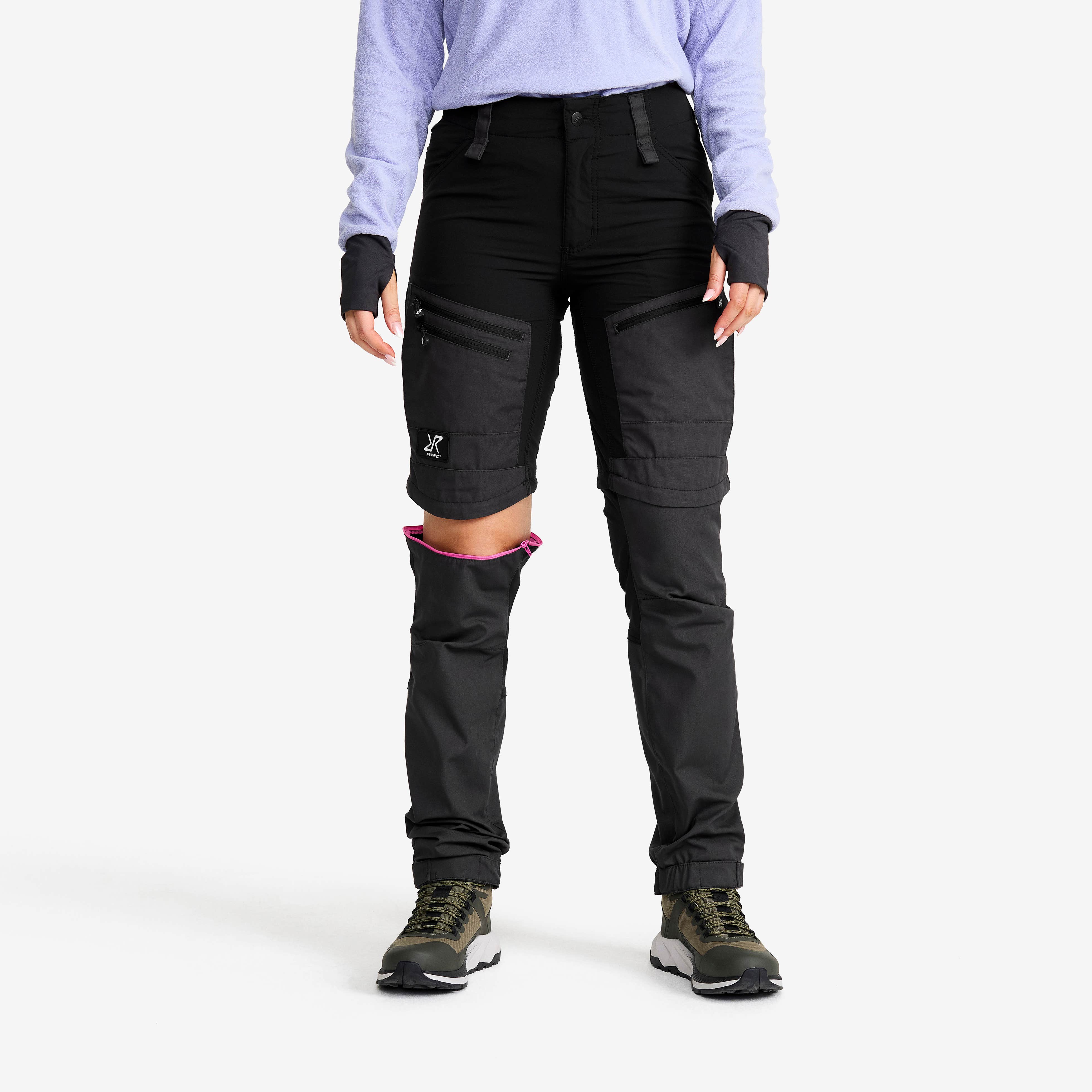 RVRC GP Pro Zip-off Pants Dame Jetblack
