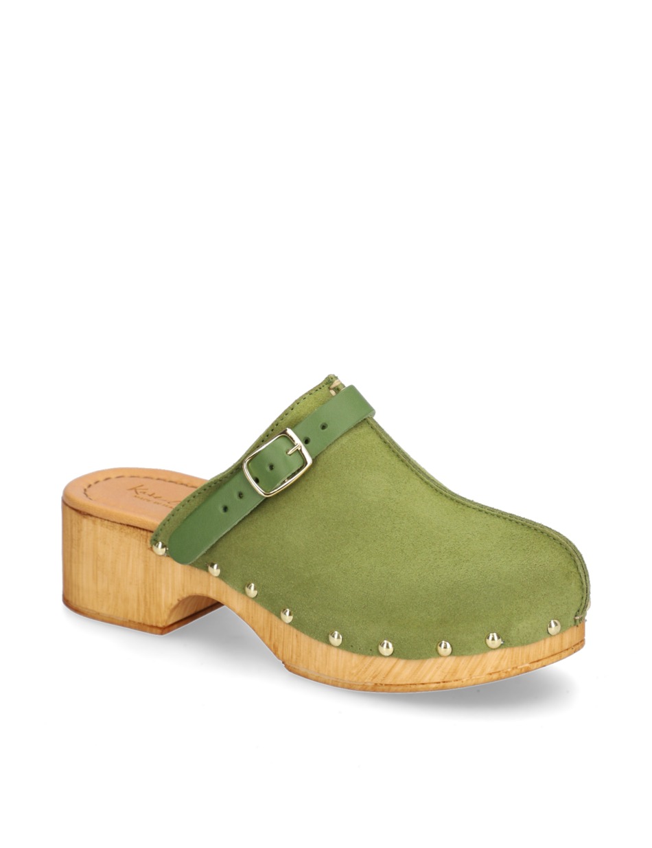 Veloursleder Pantoffel