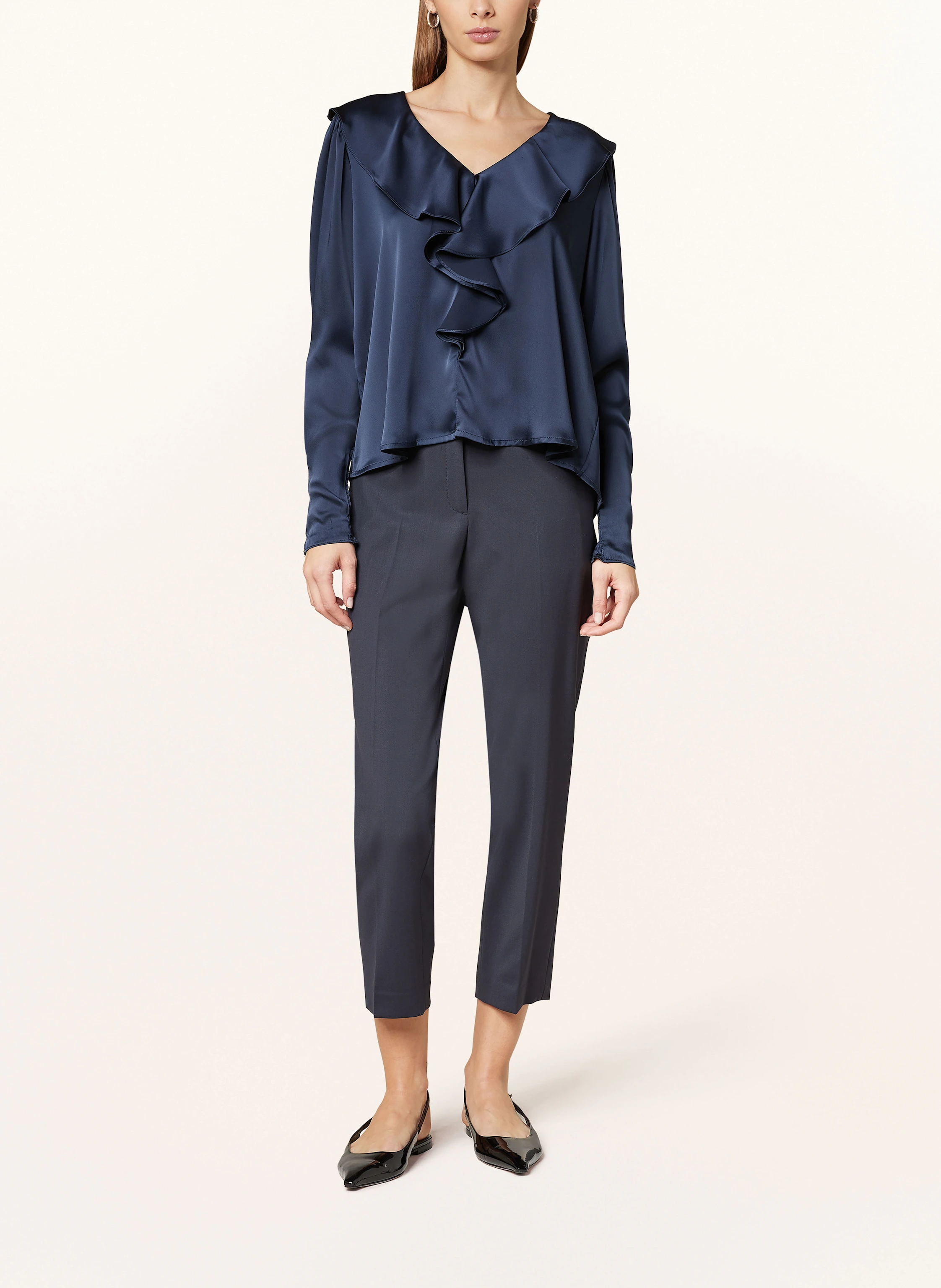 NEO NOIR Blusenshirt SANDIE mit Volants