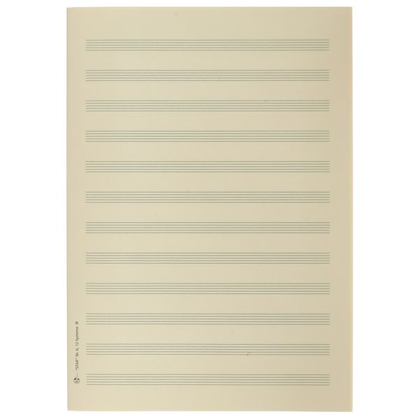 Star Sheet Music Paper DIN A4 12