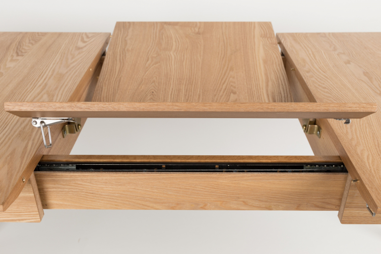 Zuiver Glimps uitschuifbare tafel 120x80 zwart