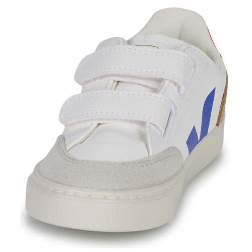 Veja - SMALL V-12 - Blanc / Bleu / Orange