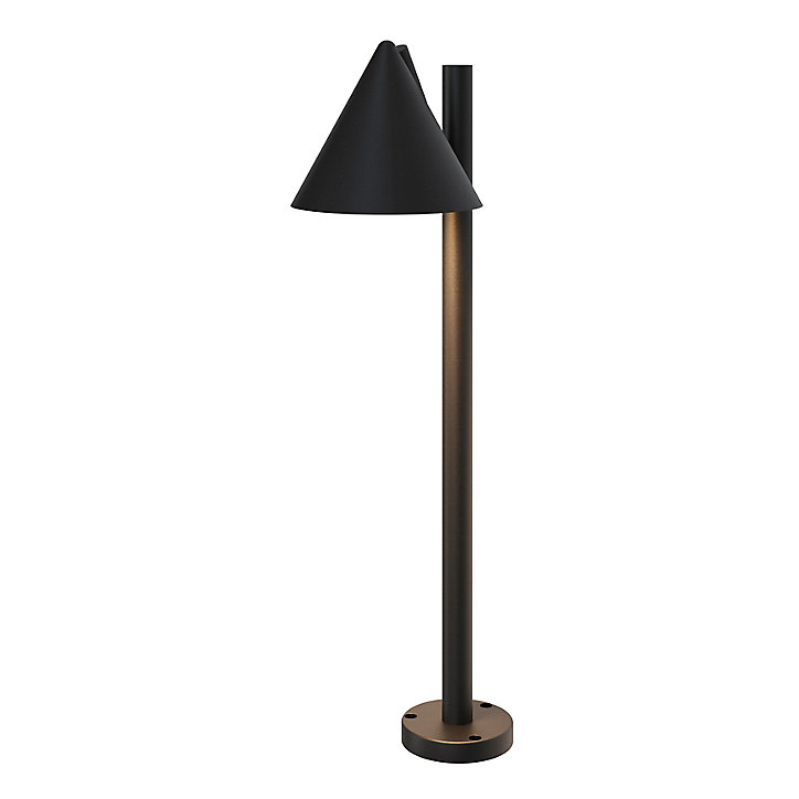 Potelet Eriksson taille S LED intégrée 600lm 8.5W IP44 GoodHome noir
