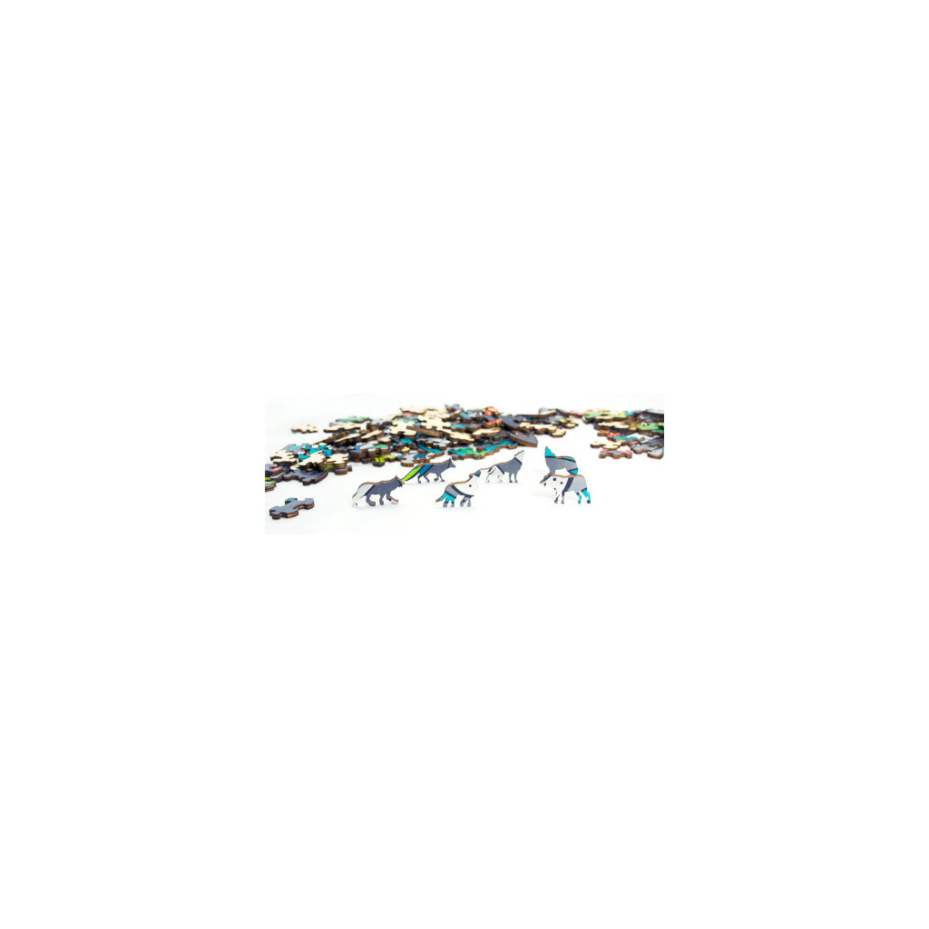 Rainbow Puzzle en bois - Loup - 180 pièces