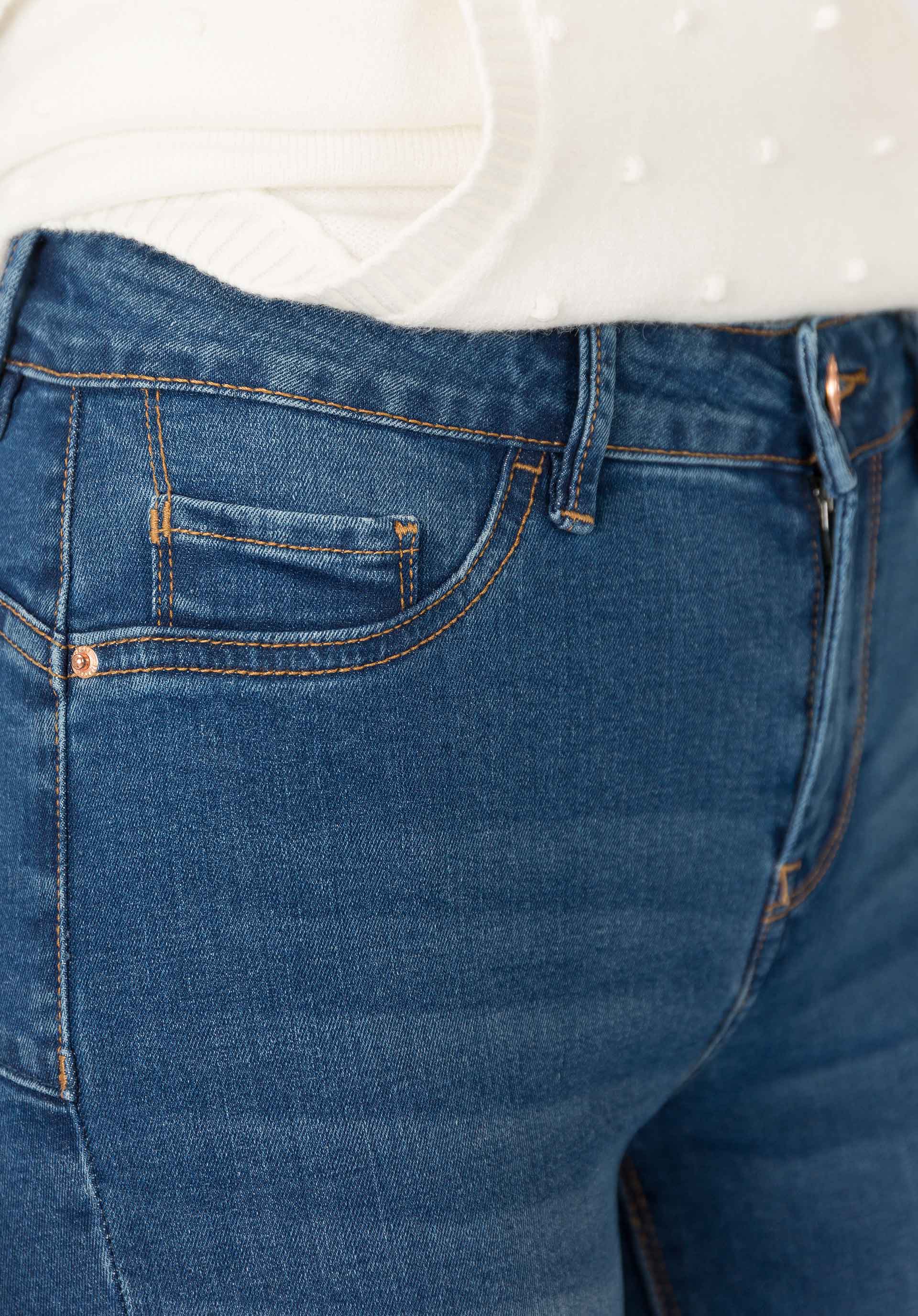 Jeans Light Push-up Skinny Cintura Média