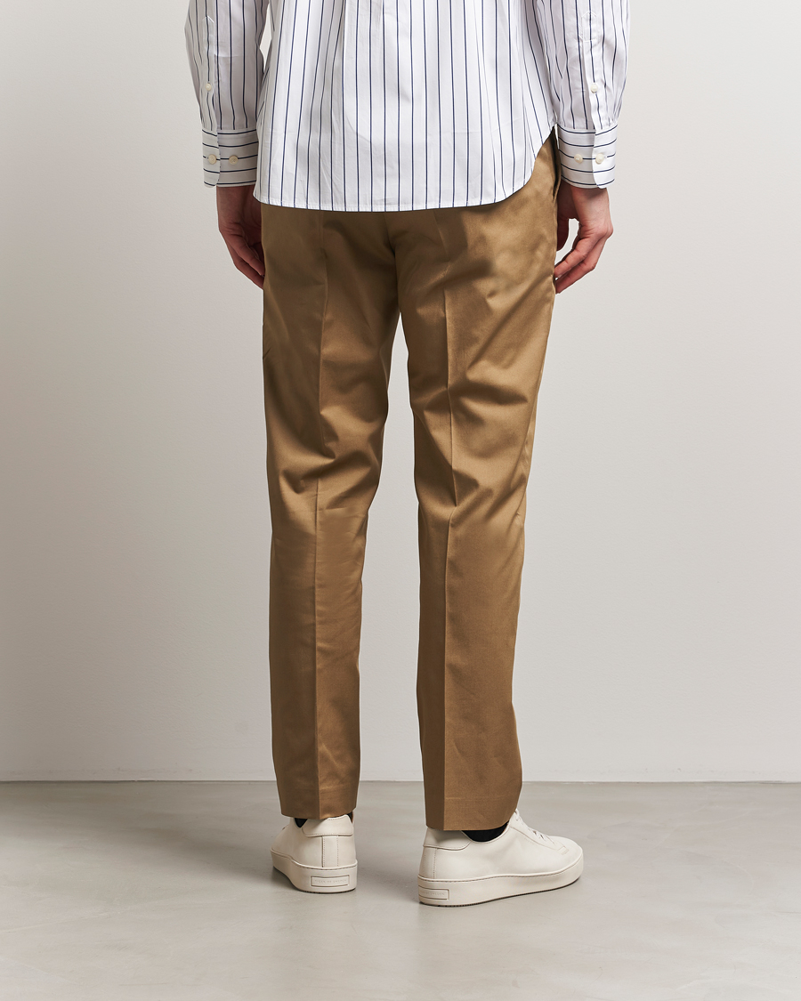 Tiger of Sweden Tannen Cotton Drawstring Trousers Beige