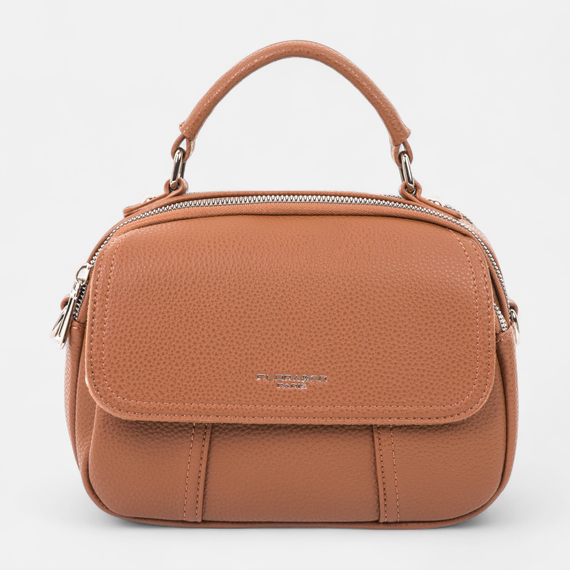 Sac bandoulière cognac