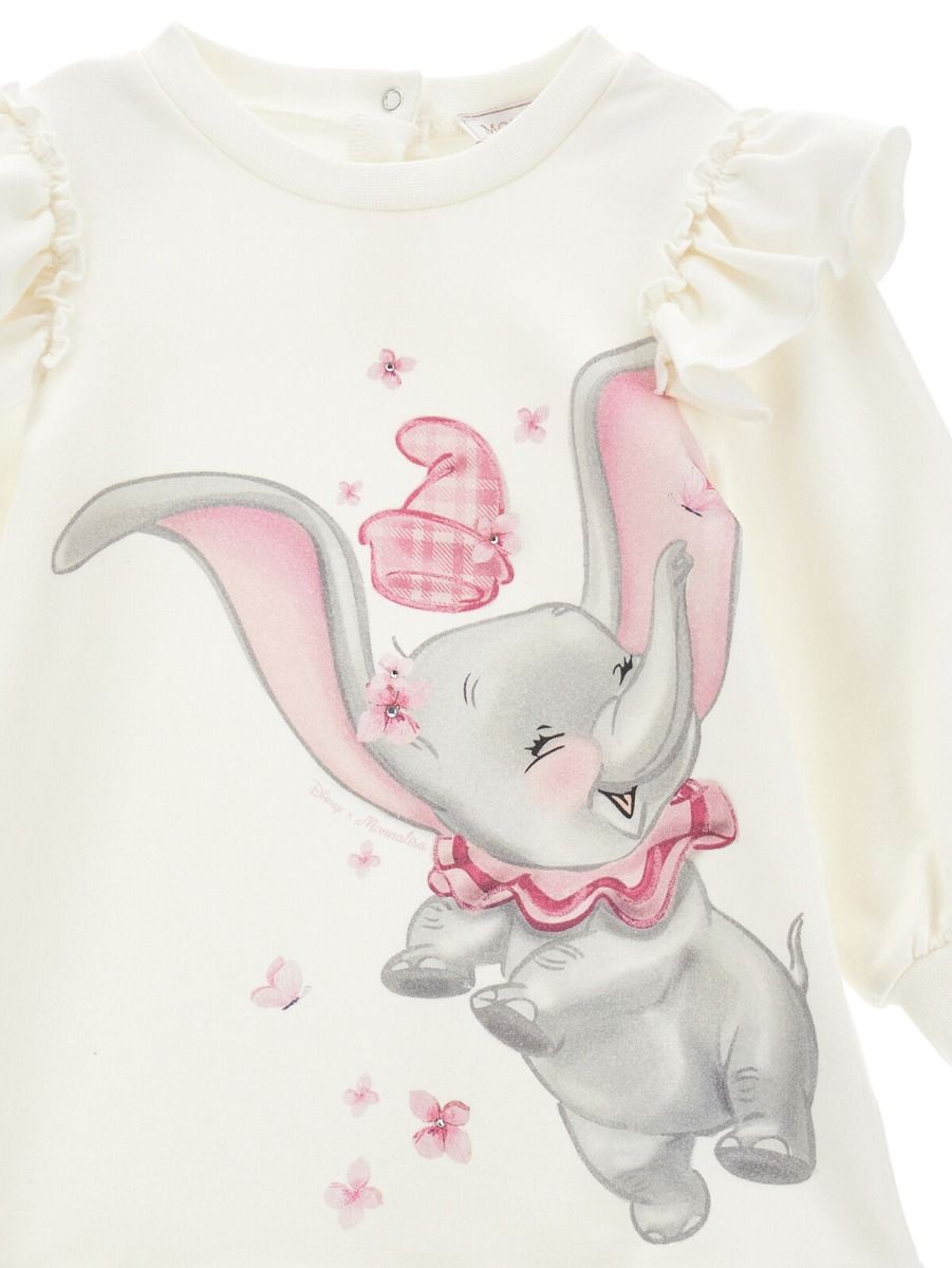 Monnalisa Dumbo Sweatshirt Dress