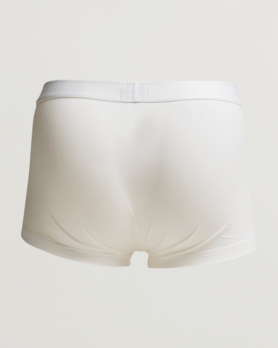 Sunspel 2-Pack Cotton Stretch Trunk White