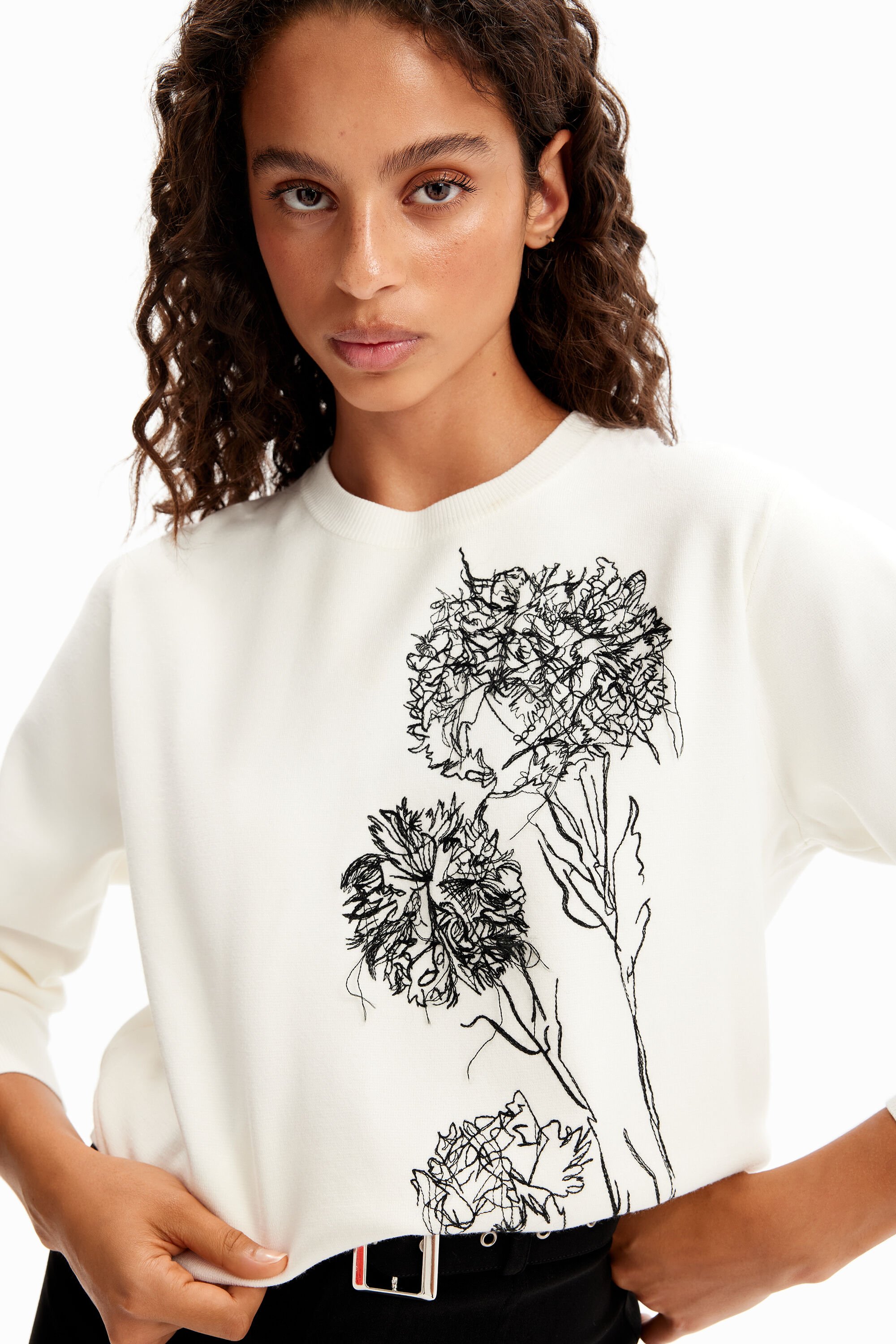 Pull fleurs M. Christian Lacroix