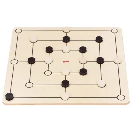 goki Spiele-Set Dame und Mühle