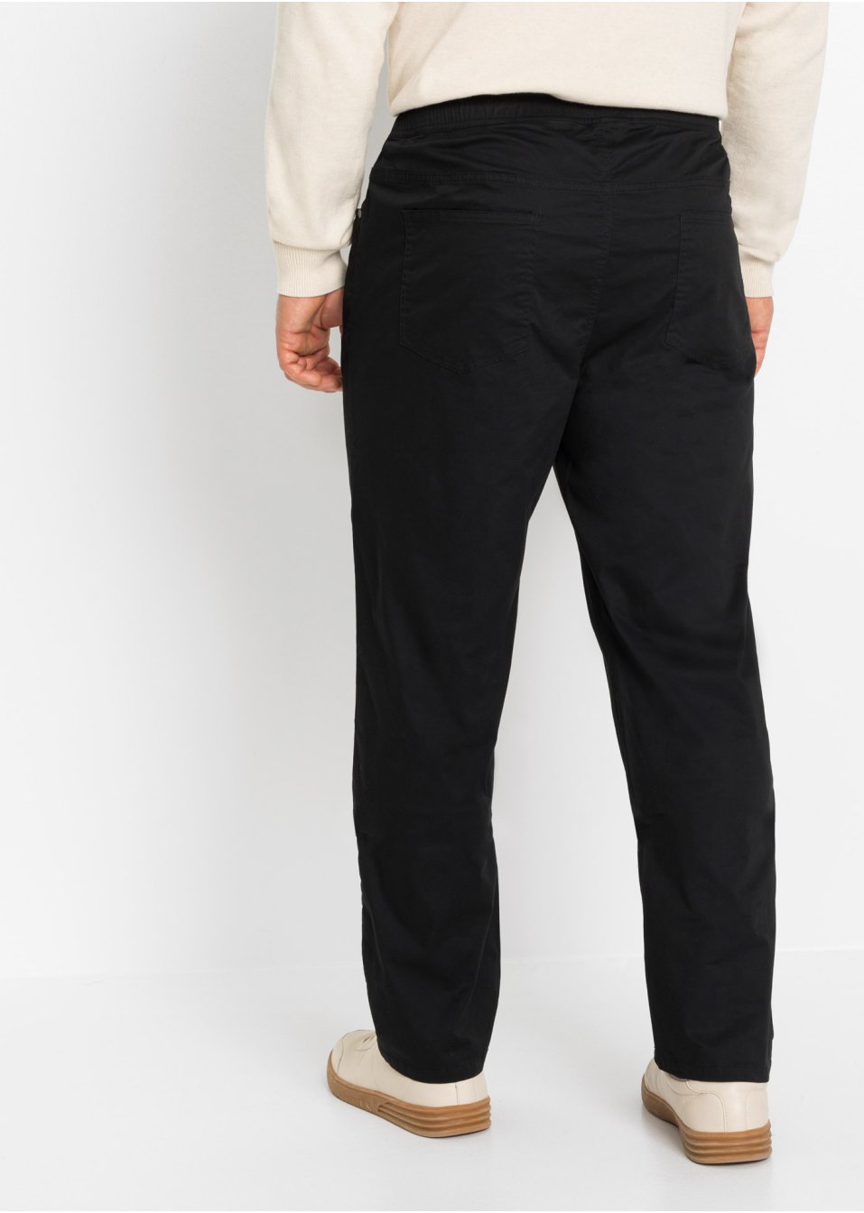 Pantalon taille extensible Regular Fit, Straight