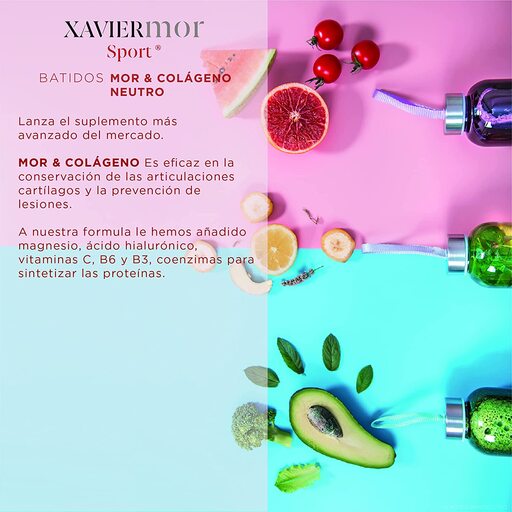 Suplemento alimentar hidrolisado com colágeno, minerais, vitaminas e ácido hialurônico, sabor chocolate.