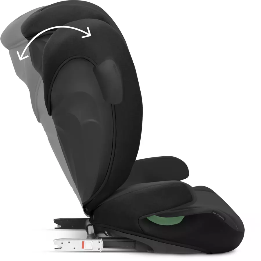 cybex Silver Kindersitz Solution B3 I-Fix Volcano Black