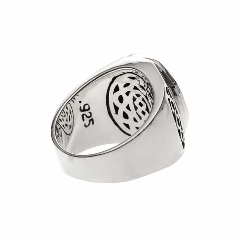Bague Homme Lapis Massive Argent